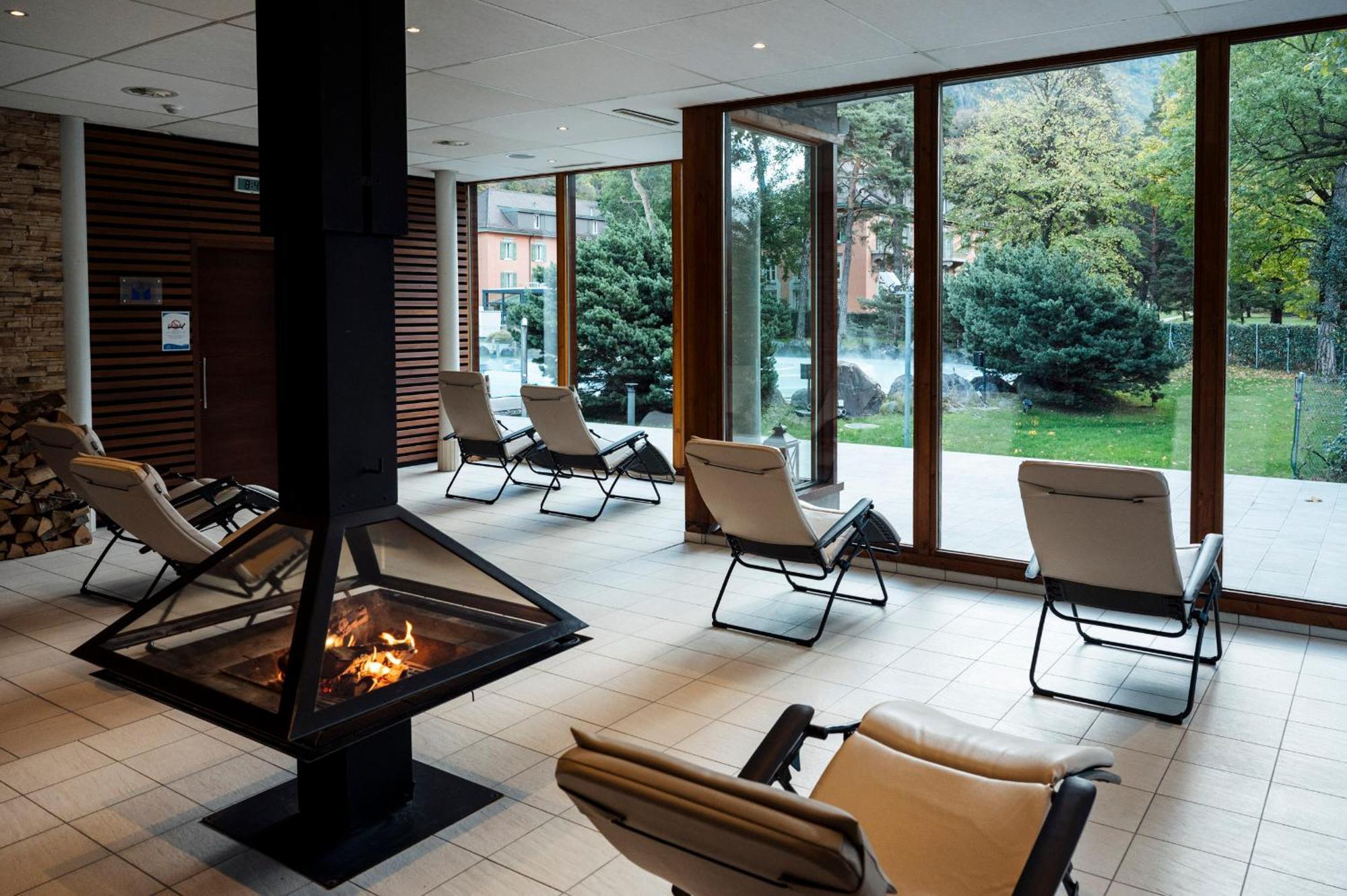 Grand Hotel Des Bains Lavey-les-Bains Bagian luar foto