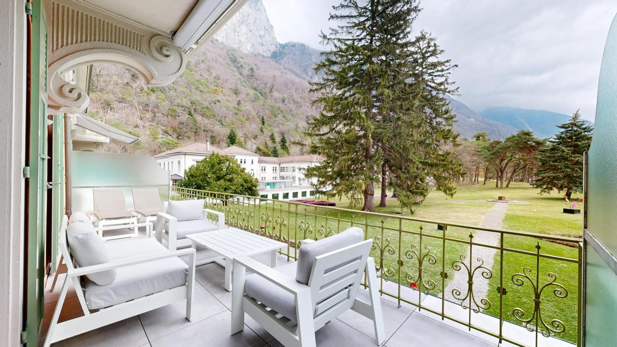 Grand Hotel Des Bains Lavey-les-Bains Bagian luar foto
