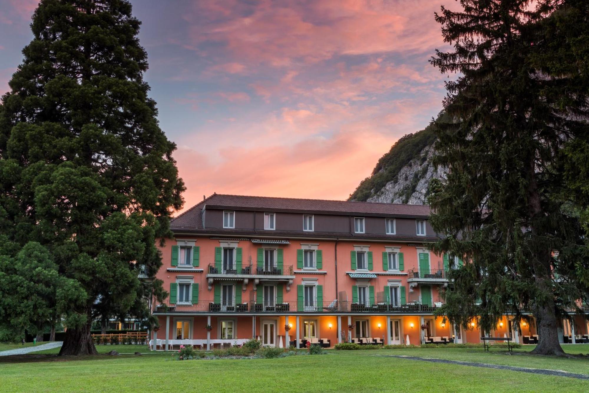 Grand Hotel Des Bains Lavey-les-Bains Bagian luar foto